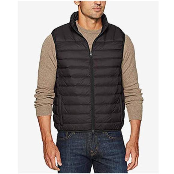 Hawke & Co NWT Black Down Packable Vest Size M - Picture 2 of 8